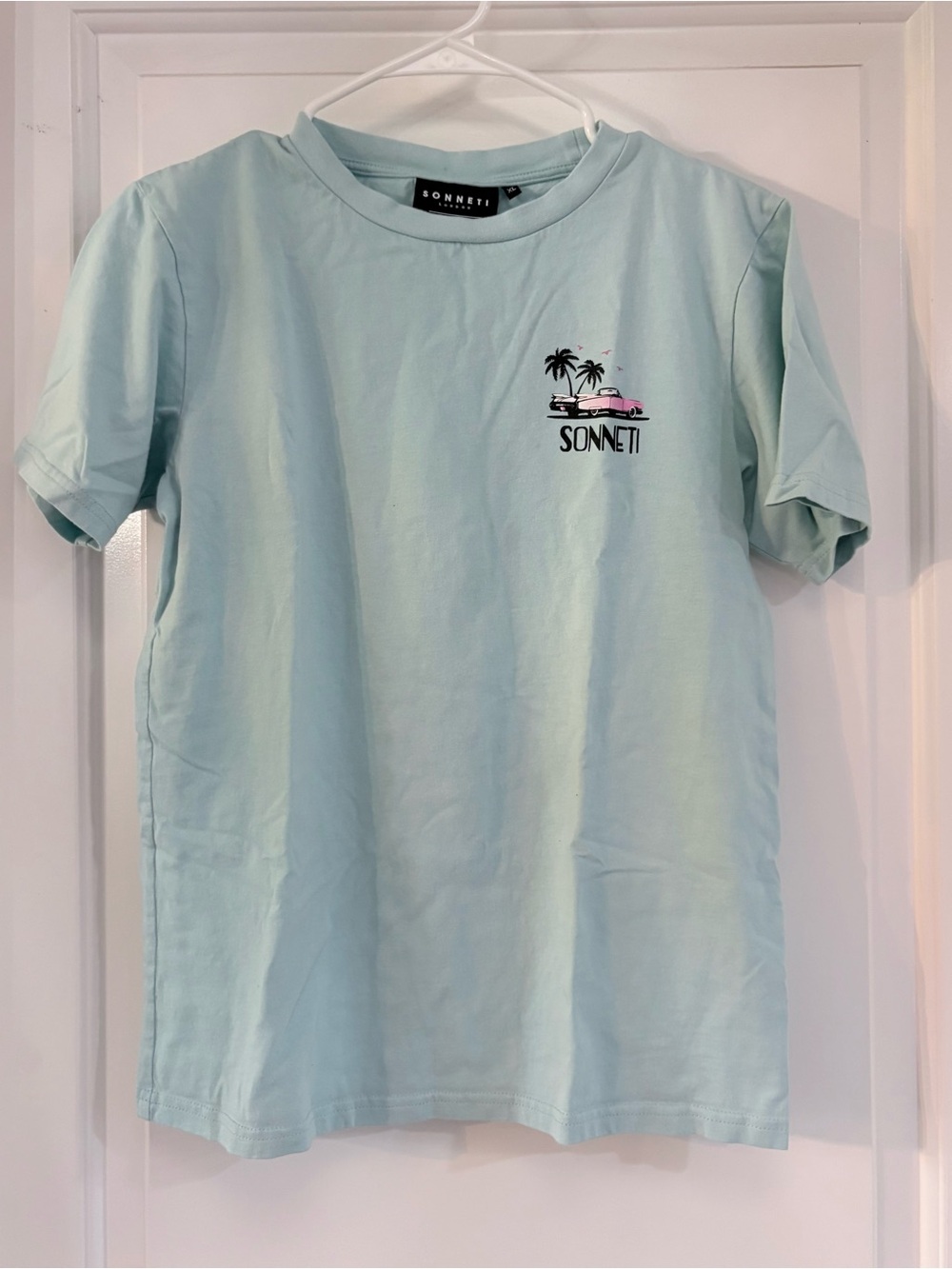 Kids Mint Graphic Short Sleeve Tee
